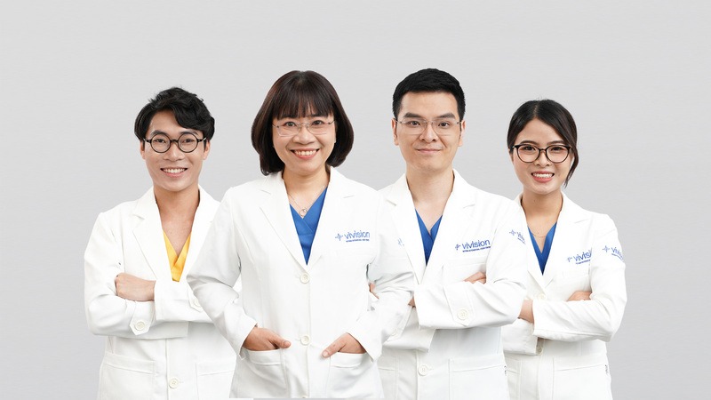 Đội ngũ bác sĩ giàu kinh nghiệm tại vivision